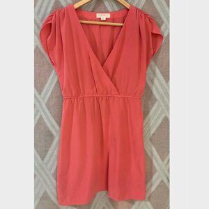 Cute Pink Cross V Neck Dress Forever 21 Essentials